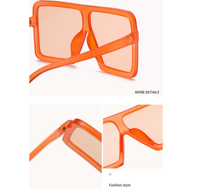 Gafas de Sol Cuadradas Marco Grande - Protección y Estilo - Image 13