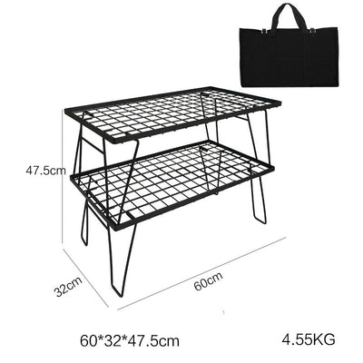 Mesa de Camping Plegable Multifunción para Picnic y Asado - Image 8