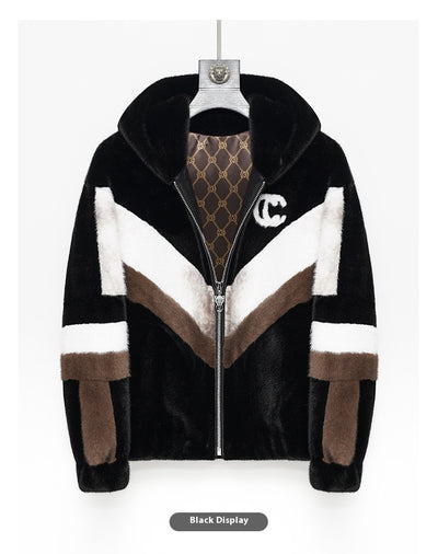 Chaqueta Impermeable con Capucha de Cuero Sintético Premium - Image 9