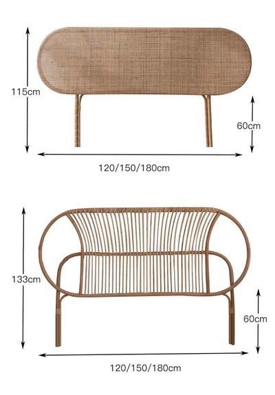 Respaldo de Ratán Natural - Biombo Decorativo para Espacios - Image 23