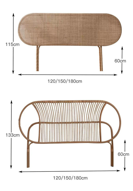 Respaldo de Ratán Natural - Biombo Decorativo para Espacios - Image 23