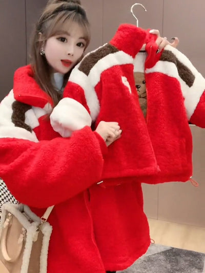 Abrigos de Lana Gruesa para Familia - Conjunto Coordinado Invierno Padre e Hijo - Image 3