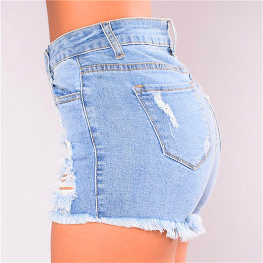 Shorts Vaqueros Rotos Mujer - Estilo Versátil para Verano - Image 2