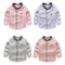 Camisa de Cuello Alto a Rayas para Niños y Bebés