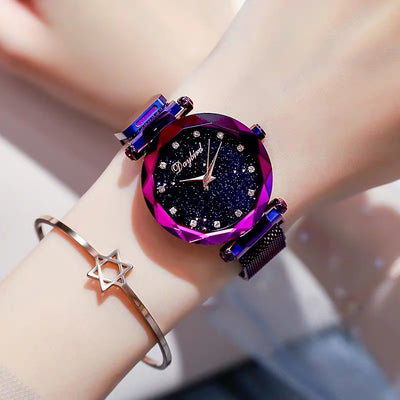 Reloj Magnético Impermeable Cielo Estrellado para Mujer - Image 3