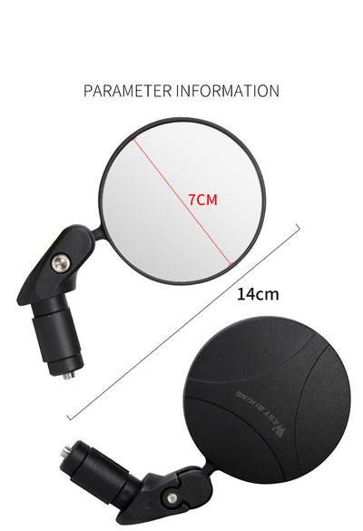 Espejo Retrovisor Universal para Bicicleta con Reflector - Image 11