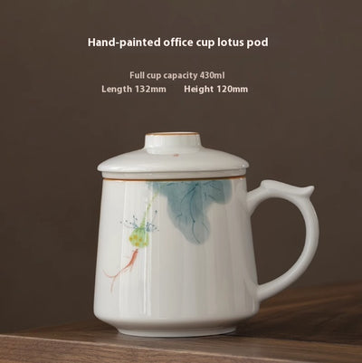 Taza Cerámica Artesanal de Gran Capacidad para Agua - Image 8