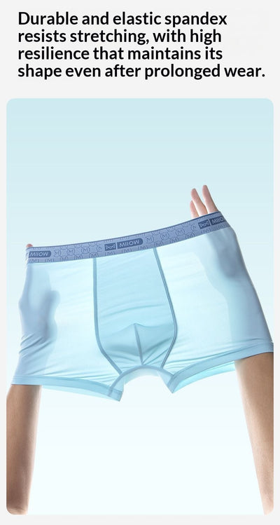 Bóxer Briefs Seamless Ice Silk para Hombre - Image 13