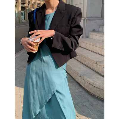 Blazer Cuello V con Hebilla Ajustable - Image 7