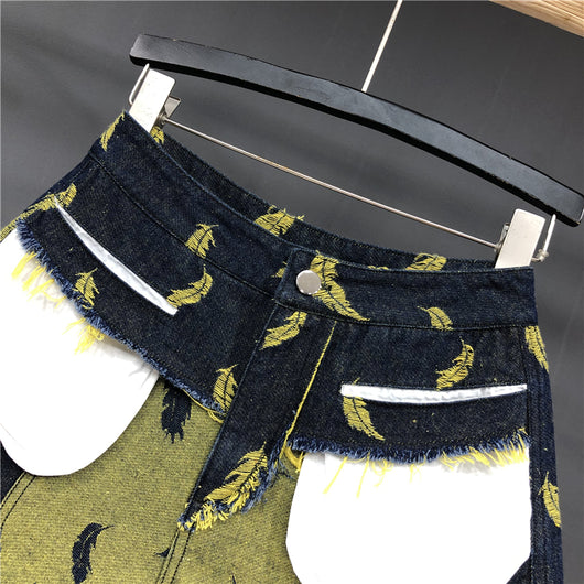 Shorts Vaqueros Ajustados de Cintura Alta para Mujer - Image 12