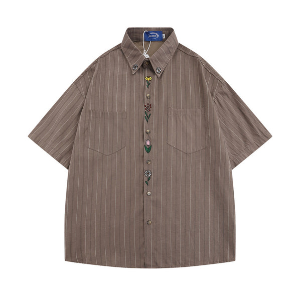 Camisa Casual de Rayas Verticales para Hombre - Image 5