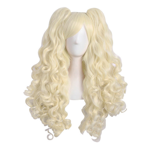 Set de Peluca Ondas Grandes Doble Coleta - Image 7