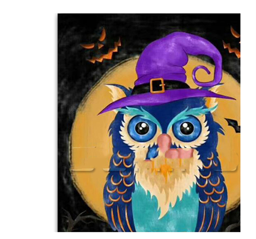 Kit de Pintura Diamante Halloween Cuadrado Completo - Bordado Punto de Cruz Cartoon - Image 6