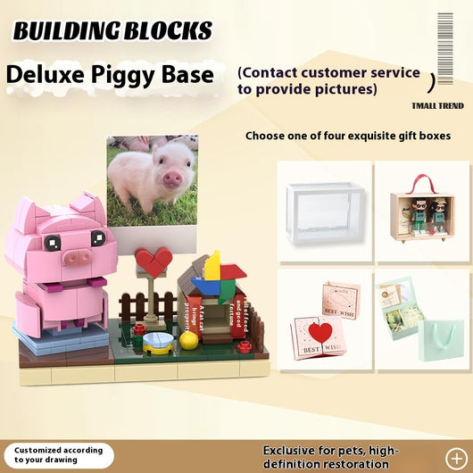 Bloques de Construcción Mascota Personalizada - Figura de Perro y Gato - Image 29
