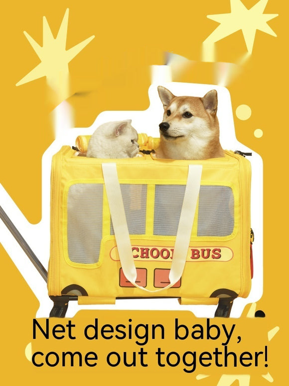 Transportín-Nido Plegable para Gatos Campus Bus