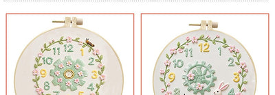 Kit DIY Reloj Decorativo con Bordado - Manualidad Creativa Hecha a Mano - Image 17