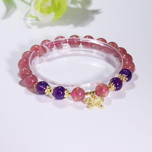 Pulsera de Cristal DIY Fresa y Amatista - Energía y Creatividad - Image 7