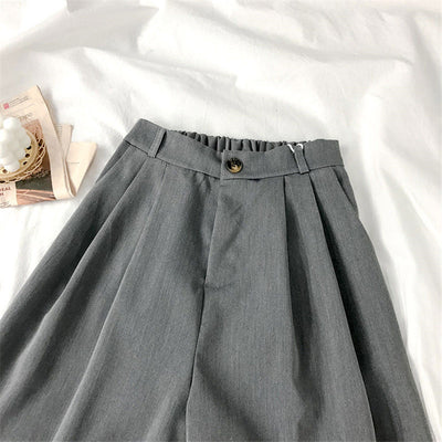 Pantalones Grises de Verano para Mujer - Corte Recto Tela Ligera - Image 20