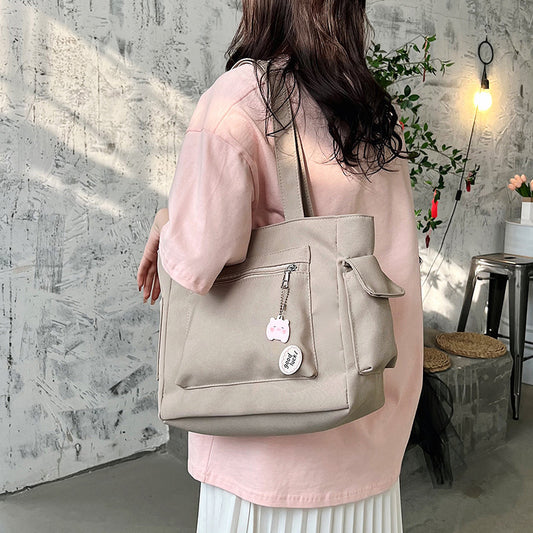 Bolso Bandolera Canvas Multibolsillo - Versátil y Práctico