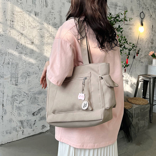 Bolso Bandolera Canvas Multibolsillo - Versátil y Práctico
