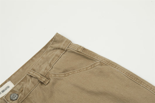 Pantalones Cargo Hombre Bolsillos Amplios Corte Recto con Cierre - Image 18