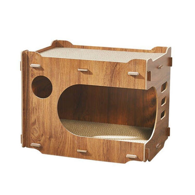 Casa Gato Doble Capa Resistente a Arañazos - Espaciosa y Duradera - Image 7