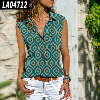 Blusa Bohemia Suelta sin Mangas para Mujer - Image 10