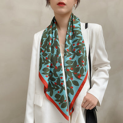Pañuelo de Seda Twill Grande 90cm para Mujer - Image 28