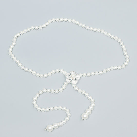 Cinturón de Cadena de Perlas para Mujer - Accesorio Elegante - Image 2