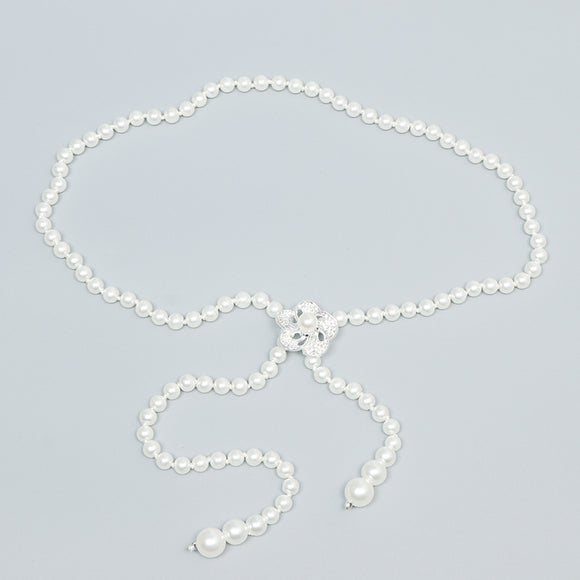 Cinturón de Cadena de Perlas para Mujer - Accesorio Elegante