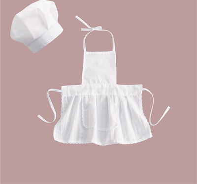 Conjunto de Delantal y Gorro de Chef para Niños - Image 3