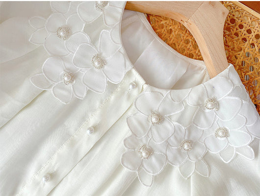 Blusa Elegante con Cuello Muñeca y Mangas Globo para Mujer - Image 15