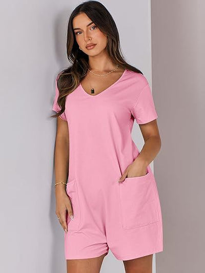 Jumpsuit Casual sin Mangas para Mujer - Diseño Fresco con Cinturón y Bolsillos - Image 24