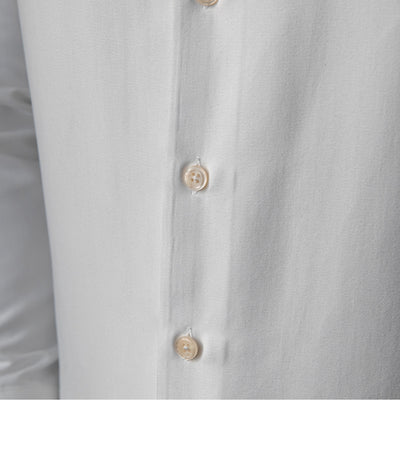 Camisa Retro de Cuello Puntiagudo Gruesa y Cálida para Caballero - Image 6