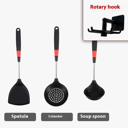Utensilios de Cocina en Silicona Resistente al Calor - Sartén Antiadherente Grado Alimentario - Image 12