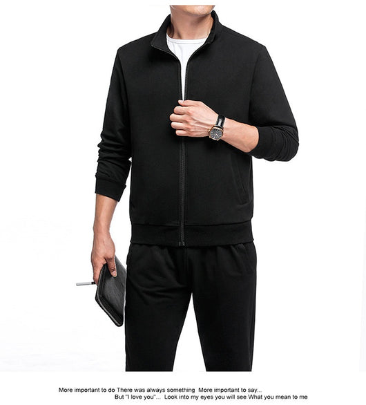 Conjunto Deportivo de 2 Piezas Talla Grande - Cardigan Casual Primavera Otoño - Image 30