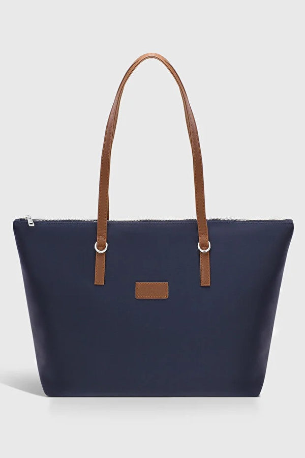 Bolso Shopper Azul Marino para Mujer