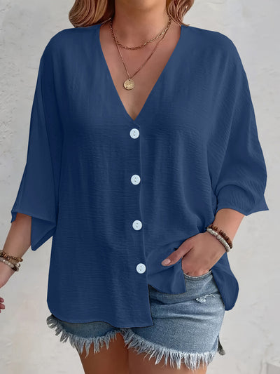 Cardigan de Botones Liso de Manga Larga para Mujer - Image 16