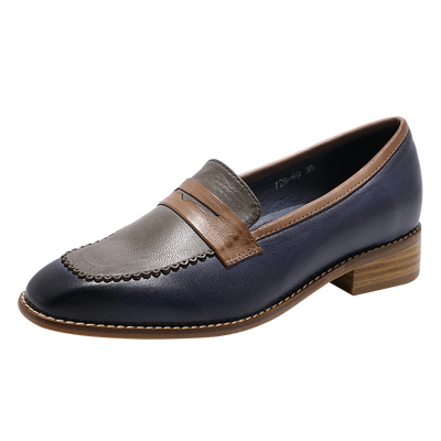 Zapatos Planos de Cuero Estilo Retro Inglés - Image 11