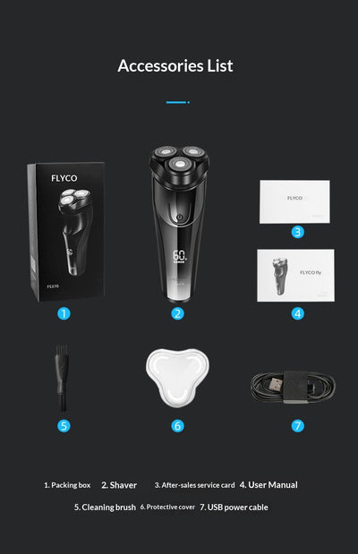 Afeitadora Eléctrica Recargable Portátil para Hombre - Image 27