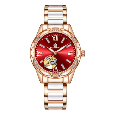 Reloj Automático Mecánico Roma con Luminosidad y Resistencia al Agua - Image 6