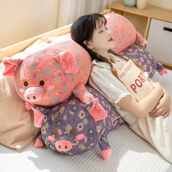 Almohada Decorativa Cerdo 3 Capas - Lavable y Multifuncional