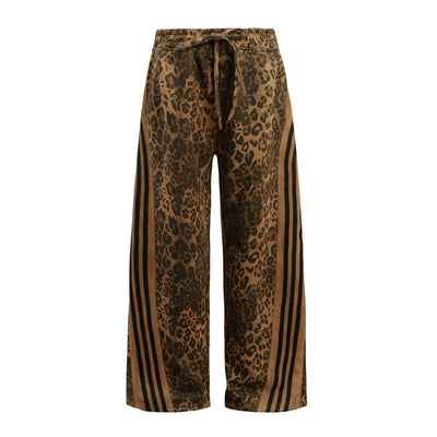 Chaqueta Retro Leopardo con Cuello Alzado y Cierre - Image 2