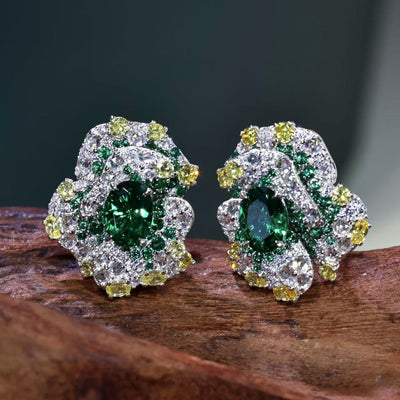 Anillo Esmeralda Degradado - Colección Jardín Secreto Diseño Avanzado - Image 6