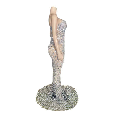 Vestido Sirena Elegante sin Espalda - Image 5