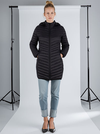 Chaqueta Acolchada de Algodón para Invierno - Colores Sólidos - Image 23