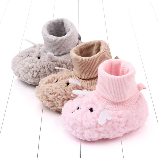 Zapatos Cálidos Acolchados para Bebé - Otoño e Invierno