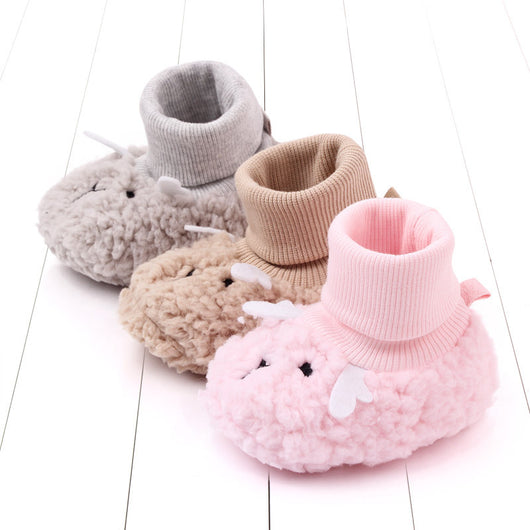 Zapatos Cálidos Acolchados para Bebé - Otoño e Invierno