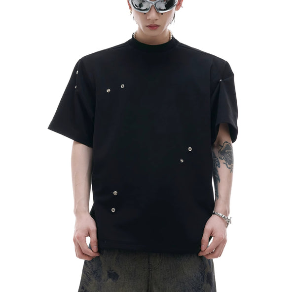 Blusa Plisada con Diseño Deconstruido y Hombro Descubierto - Image 8