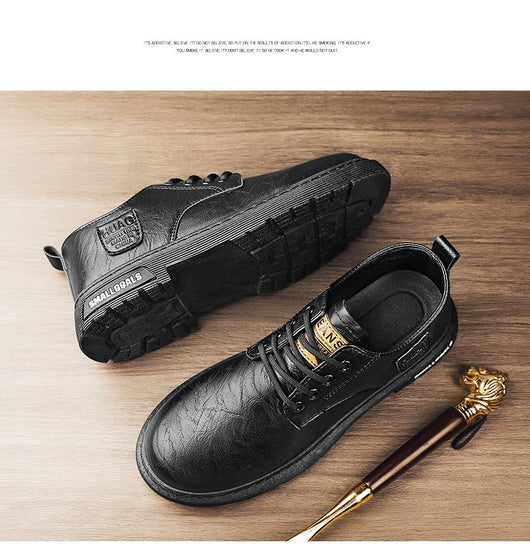 Botas de Cuero para Hombre - Estilo Casual y Trabajo - Image 26